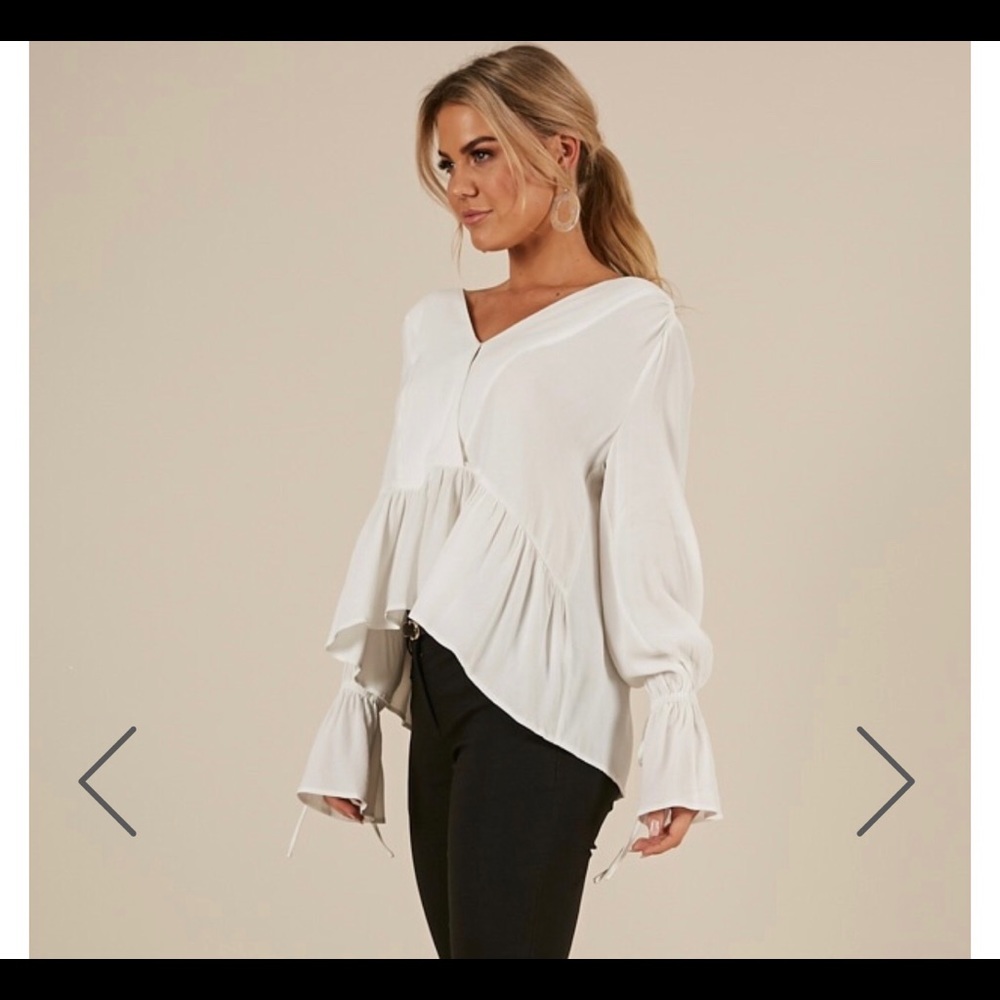 ISO Wait Up Top in white